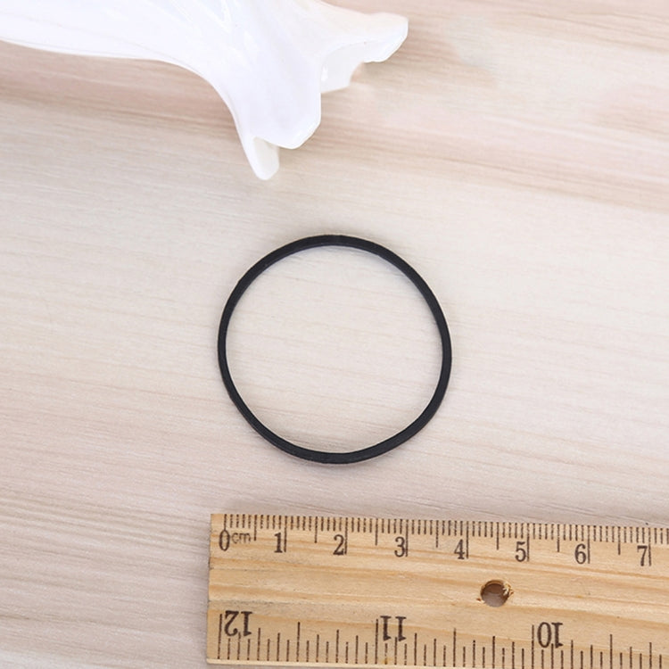 Black Rubber Band Paper Bills Dollars Money Elastic Stretchable Bands, 1KG Per Bag