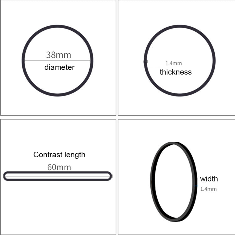 Black Rubber Band Paper Bills Dollars Money Elastic Stretchable Bands, 1KG Per Bag