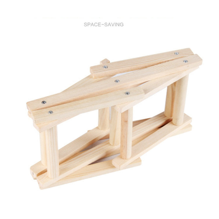3 Bottles Racks Foldable Wine Stand Wooden Wine Holder Kitchen Bar Display Shelf