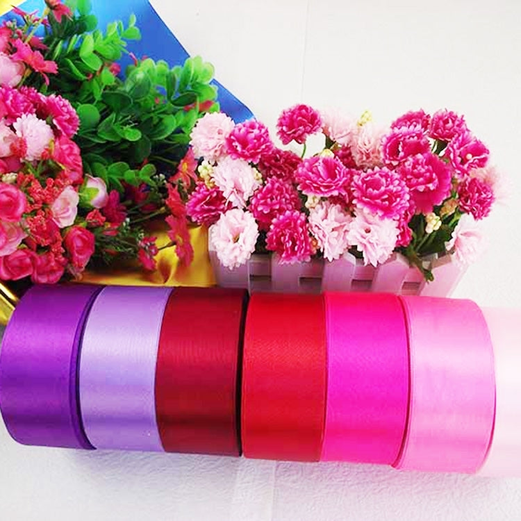 Pure Color DIY Manual Bowknot Gift Bouquet Ribbons Flowers Packaging Ribands, Size: 4.0cm*20m, Random Color Delivery