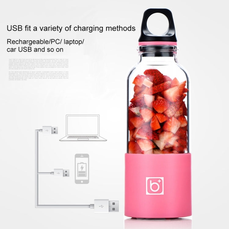 Bingo 500ml Mini Portable USB Rechargeable Electric Juicer Cup  Juicer Blender, 22000 Revolutions Per Minute