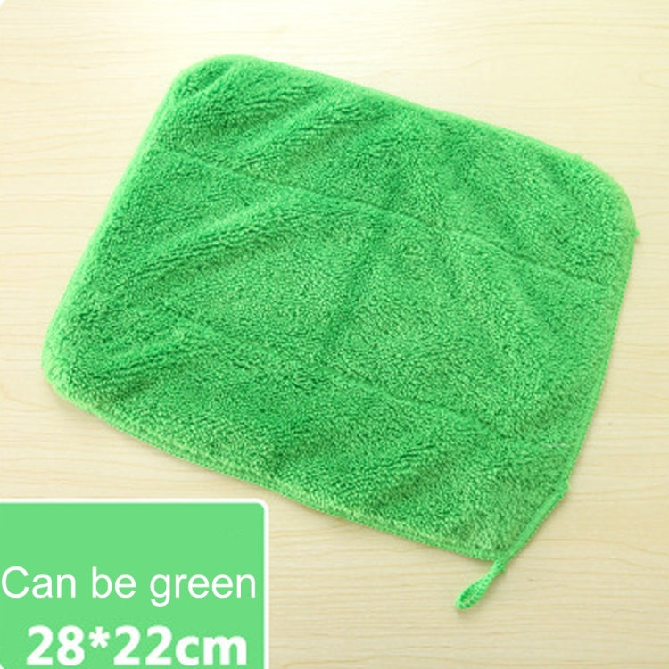 Bamboo Fiber Washing Dish Towel Kitchen Cleaning Cloth Double-Sided Scouring Cloth Water Absorption Non-Stick Oil,Can Hang,Random Color Delivery