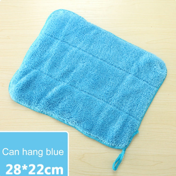 Bamboo Fiber Washing Dish Towel Kitchen Cleaning Cloth Double-Sided Scouring Cloth Water Absorption Non-Stick Oil,Can Hang,Random Color Delivery