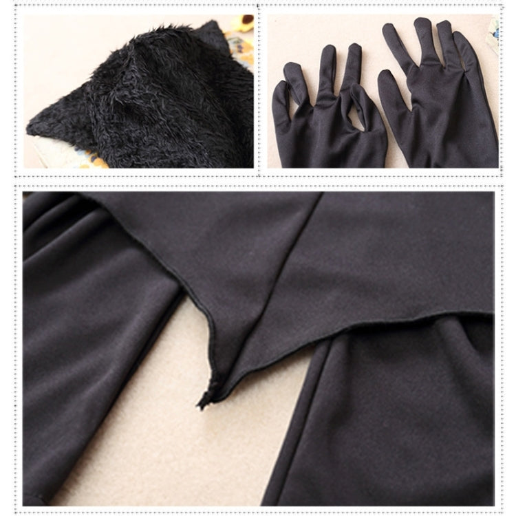 Halloween Costume Children Jumpsuit Bat Style Cosplay Costumes Stage Suit Size:L, Suggested Height:130-140cm