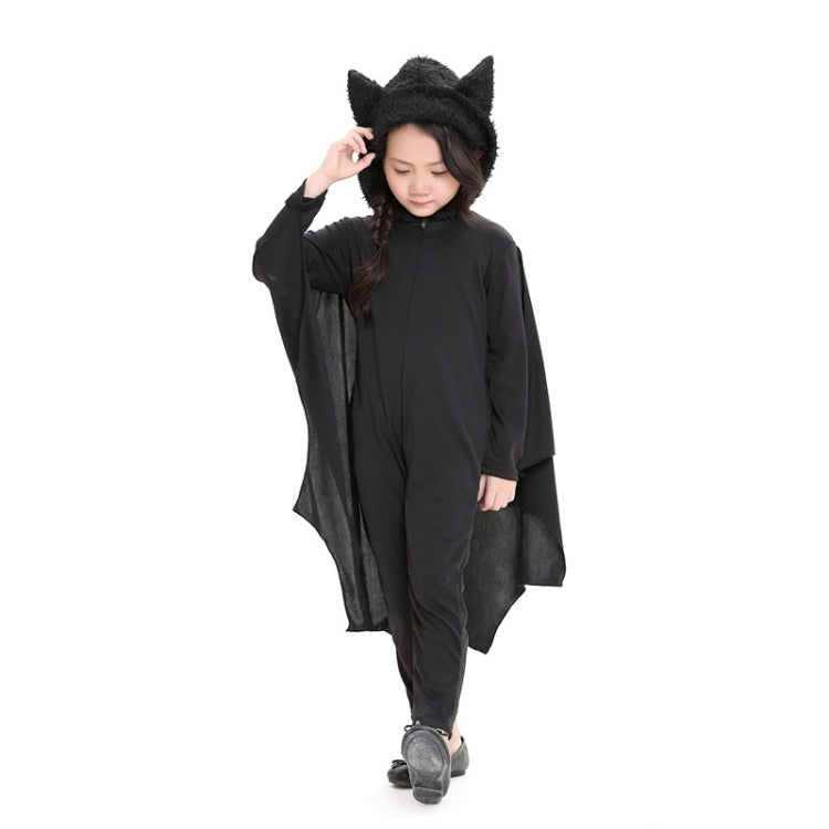 Halloween Costume Children Jumpsuit Bat Style Cosplay Costumes Stage Suit Size:L, Suggested Height:130-140cm