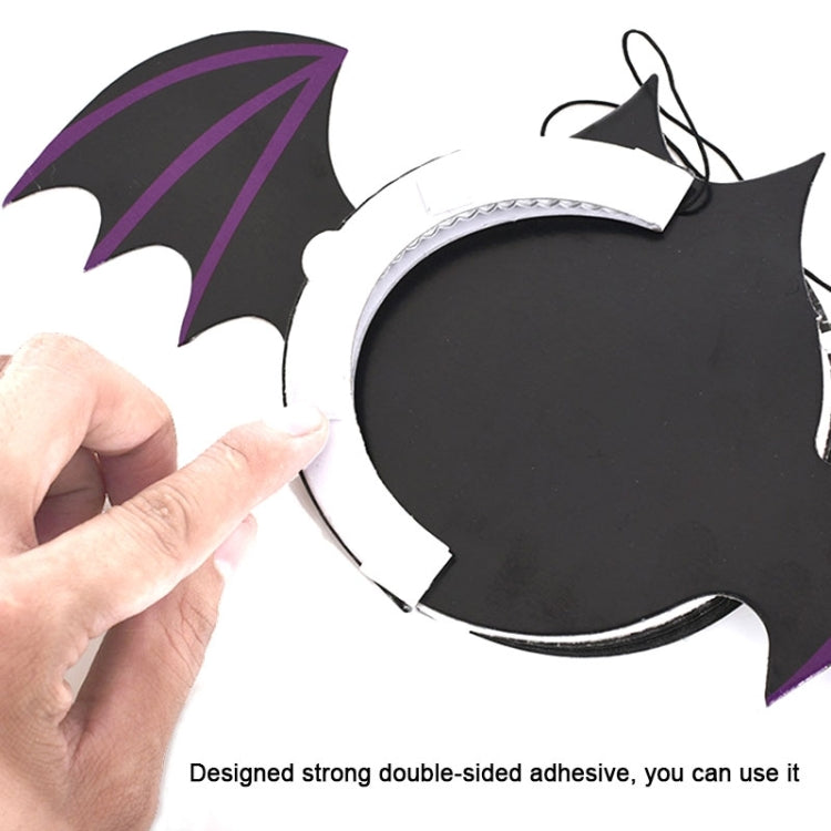3 PCS / Set Creative Funny Halloween Ghost Bats Spider Pendant Paper Decoration and Props Horror
