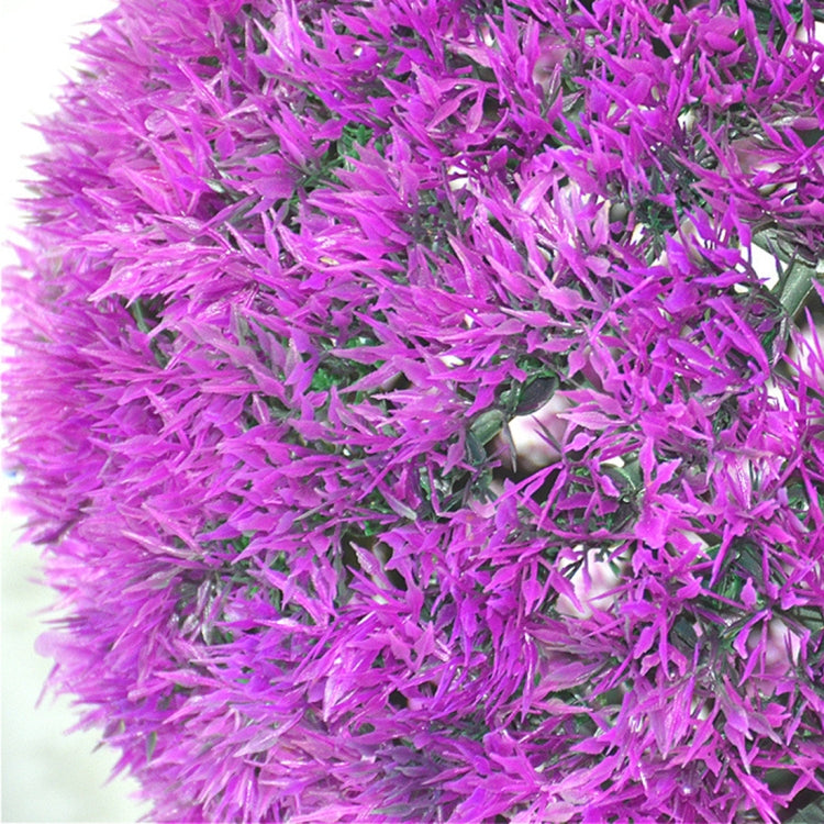Artificial Grass Plant Ball Topiary Wedding Event Home Outdoor Decoration Hanging Ornament, Diameter: 14.7 inch