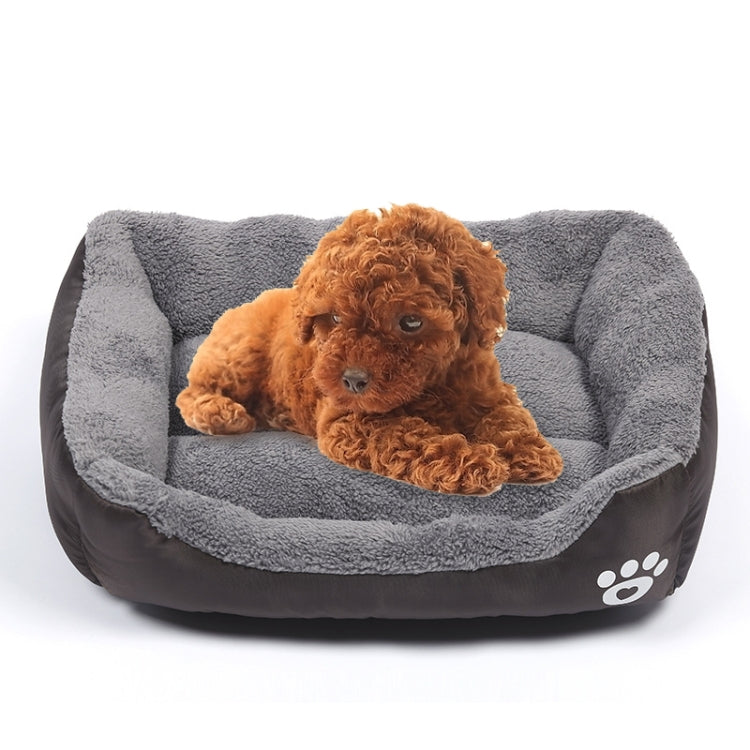 Candy Color Four Seasons Genuine Warm Pet Dog Kennel Mat Teddy Dog Mat, Size: 3XL, 110×82×20cm