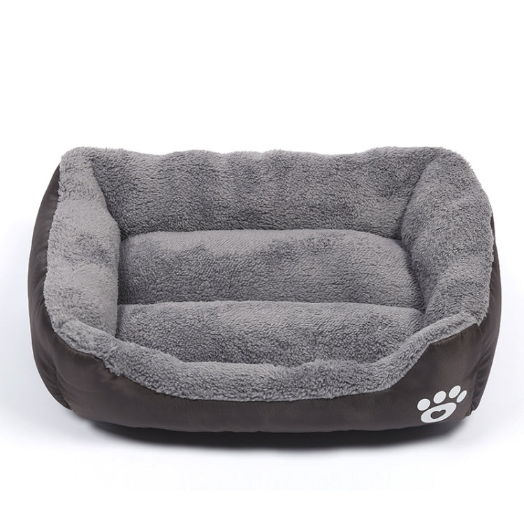 Candy Color Four Seasons Genuine Warm Pet Dog Kennel Mat Teddy Dog Mat, Size: 3XL, 110×82×20cm