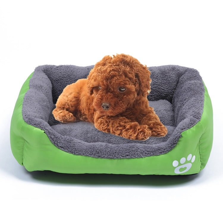 Candy Color Four Seasons Genuine Warm Pet Dog Kennel Mat Teddy Dog Mat, Size: 3XL, 110×82×20cm