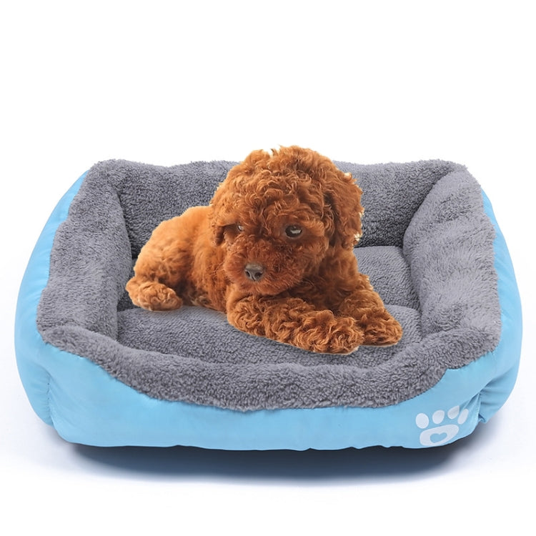 Candy Color Four Seasons Genuine Warm Pet Dog Kennel Mat Teddy Dog Mat, Size: 3XL, 110×82×20cm
