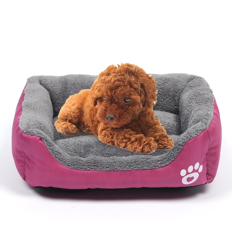 Candy Color Four Seasons Genuine Warm Pet Dog Kennel Mat Teddy Dog Mat, Size: 3XL, 110×82×20cm