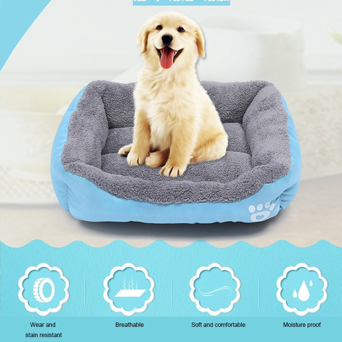 Animal Grain Four Seasons Genuine Warm Pet Dog Kennel Mat, Size: XL, 80×60×16cm
