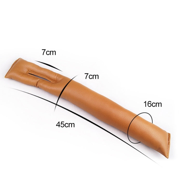 4 Piece Leather Car Seat Gap Filler & Protector - Stylish Spacer for Preventing Lost Items