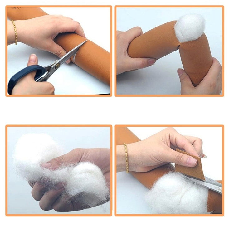 4 Piece Leather Car Seat Gap Filler & Protector - Stylish Spacer for Preventing Lost Items