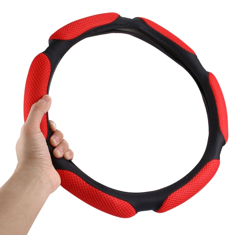 Breathable 3D Sandwich Slip-Resistant Steering Wheel Cover for Safe Driving