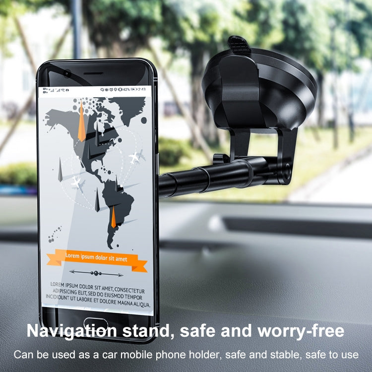 Versatile 360-Degree Magnetic Car Phone Mount with Adjustable Arm
