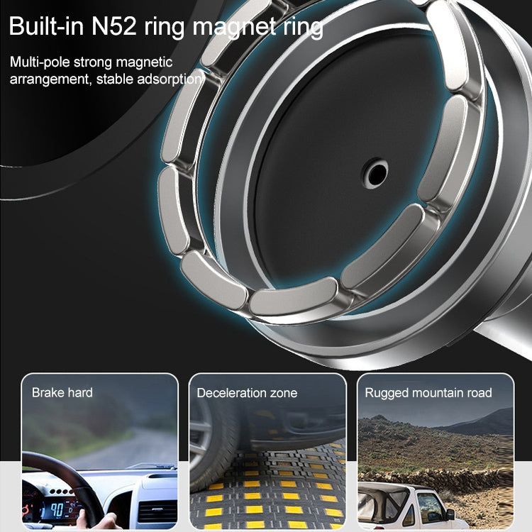 MagSafe Magnetic 15W Aluminium Alloy Wireless Car Charger & Phone Mount