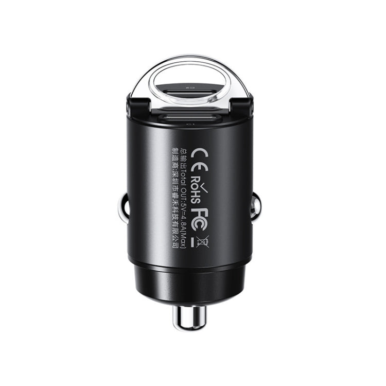 REMAX RCC332 Tanya Pro Series 2 in 1 Car 30W PD Fast Charger, RCC332 (Black), RCC332 (Grey)