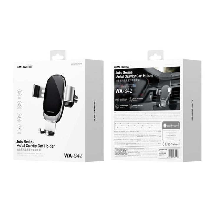 WK WA-S42 Yuetu Series Metal Gravity Air Vent Car Phone Holder Mount, WA-S42