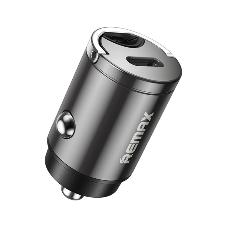REMAX RCC228 Lindo Series PD 18W Single USB-C / Type-C Interface Fast Charge Car Charger, PD 18W Silver, PD 18W Tarnish