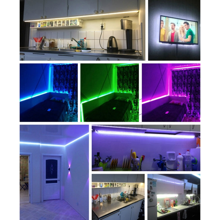 60 LEDs SMD 5050 with 50cm USB Interface Cable & 17 Keys Remote Control, DC 5V