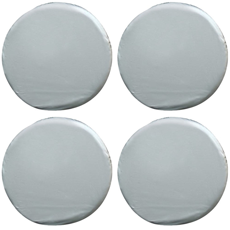 4PCS 210D Oxford Cloth RV Caravan Tire Dustproof and Waterproof Cover For 27-29 inch