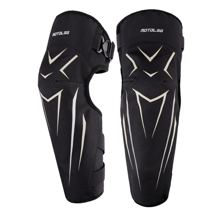 MOTOLSG 2 in 1 Knee Pads Motorcycle Bicycle Riding Warm Fleece Soft Protective Gear