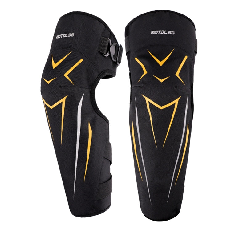 MOTOLSG 2 in 1 Knee Pads Motorcycle Bicycle Riding Warm Fleece Soft Protective Gear