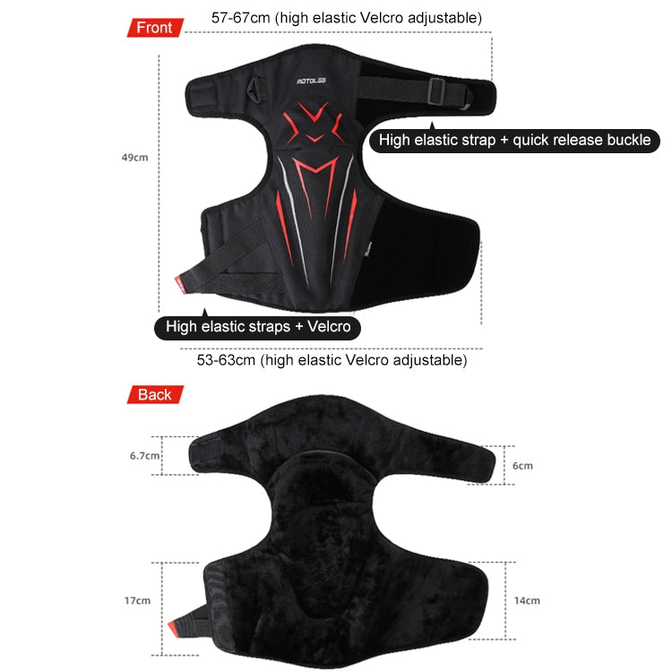 MOTOLSG 2 in 1 Knee Pads Motorcycle Bicycle Riding Warm Fleece Soft Protective Gear