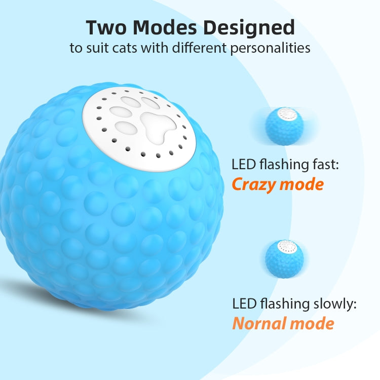 C1 Intelligent Auto Pet Toy Cat Training Luminous Ball, No Remote Control