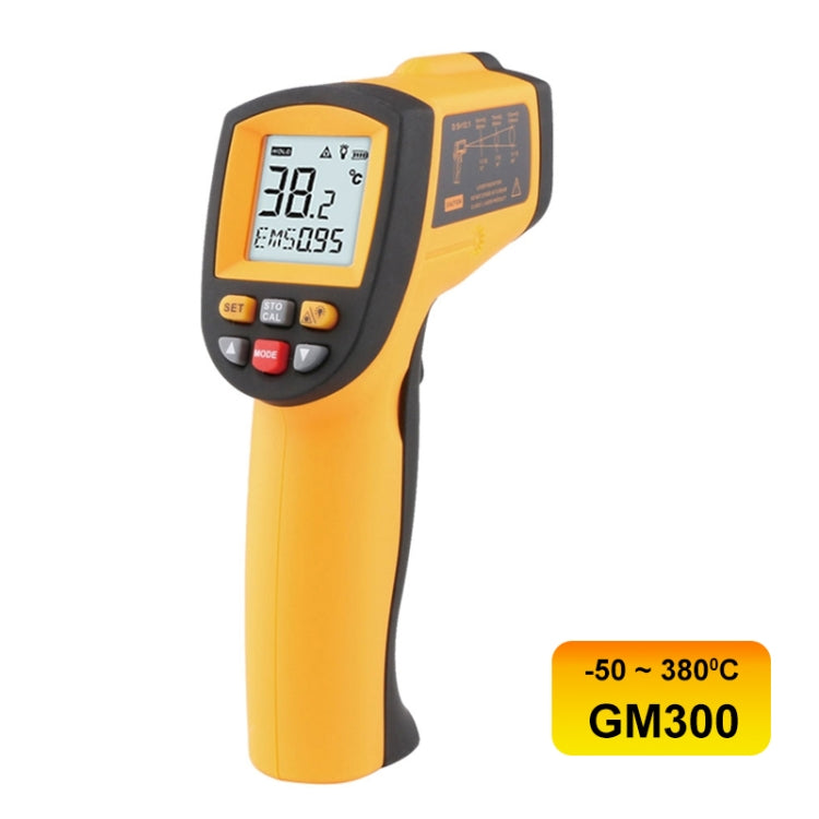 Infrared Thermometer, Temperature Range: -50 - 380 Degrees Celsius