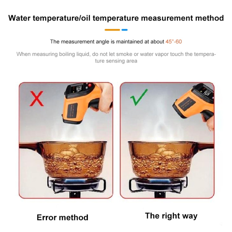 Infrared Thermometer, Temperature Range: -50 - 380 Degrees Celsius