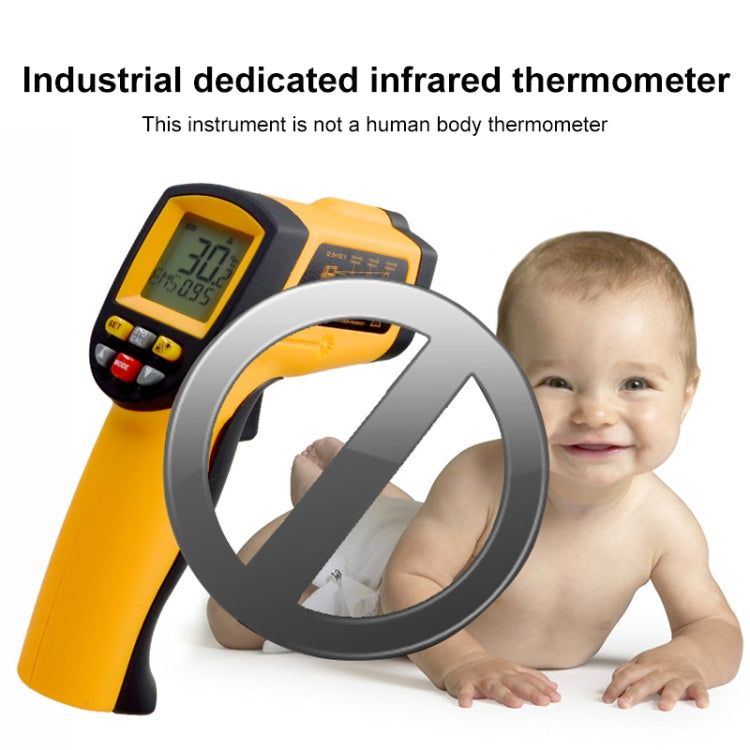 Infrared Thermometer, Temperature Range: -50 - 380 Degrees Celsius