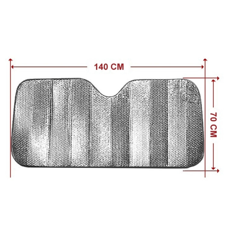 Compact Car Windscreen Sunshade with Suction Cups