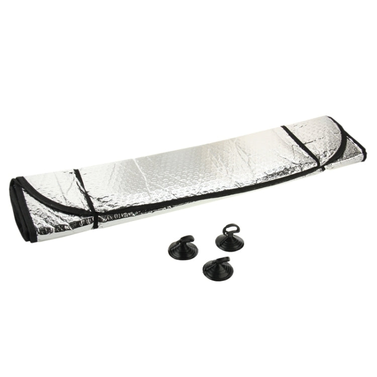 Compact Car Windscreen Sunshade with Suction Cups