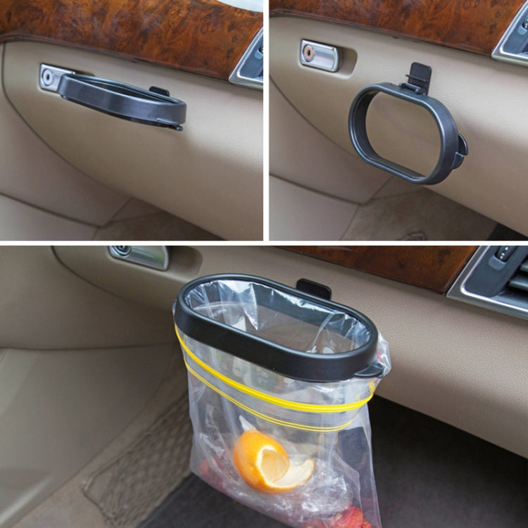 Compact Car Waste Disposal Bag Holder with Stylish Design