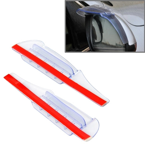 2 PCS Flexible Shielding Rain Board Rain Eyebrow with Wind Guide Apparatus for Car Rearview Mirrors, Flexible Shielding Rain Board