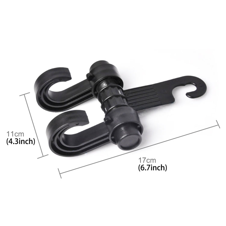 KANEED Multi-Purpose Headrest Hook for Car - Versatile Bag Hanger for Organised Travel