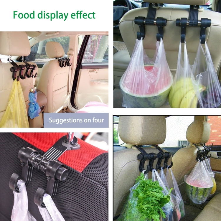 KANEED Multi-Purpose Headrest Hook for Car - Versatile Bag Hanger for Organised Travel