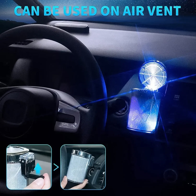 Illuminated 7-Colour LED Car Ashtray - Stylish Cigarette Holder for Your Vehicle