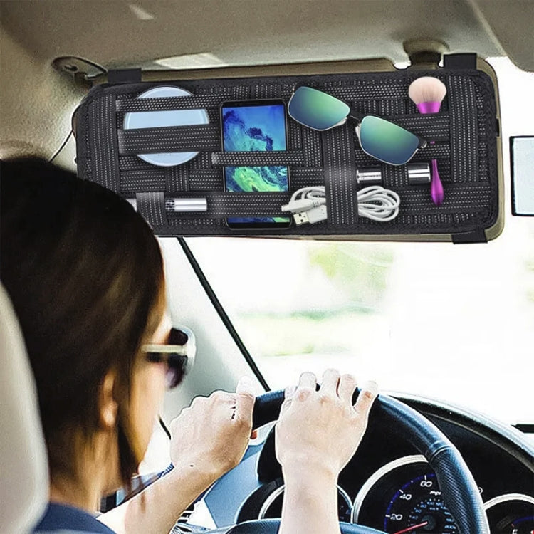 Versatile Car Sunvisor Organiser Bag - Stylish Storage Solution for Your Vehicle