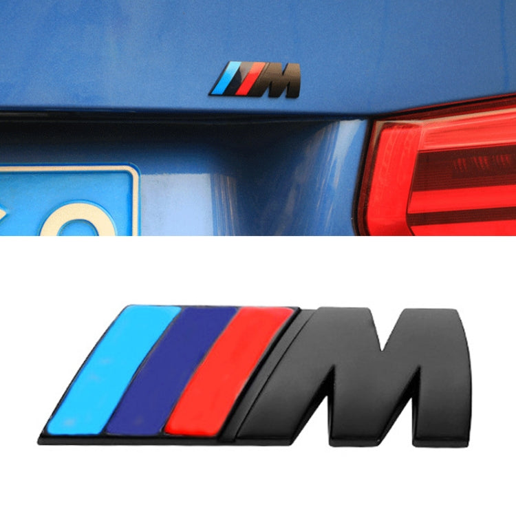 M Style Metal Chrome Badge Sticker, M Style