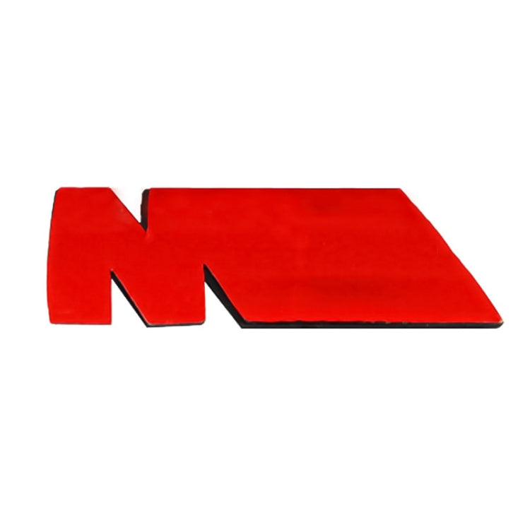 M Style Metal Chrome Badge Sticker, M Style
