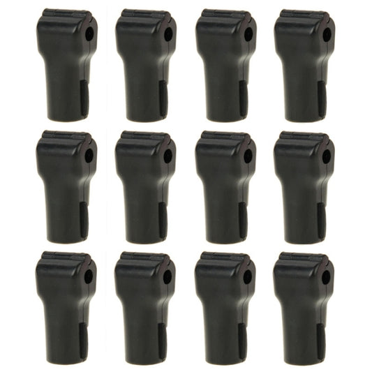 12 PCS 6.0mm Black ABS Display Hook / Security Lock Hook