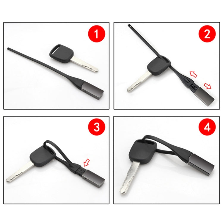 Stylish Premium Titanium Key Ring – Durable Car Keys Holder