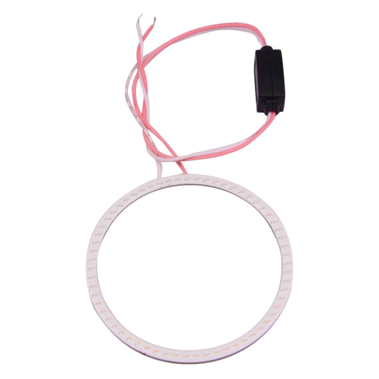 70mm 5W 180LM Angel Eyes Circles Car Headlight COB LED Lights for Vehicles, DC 12-24V