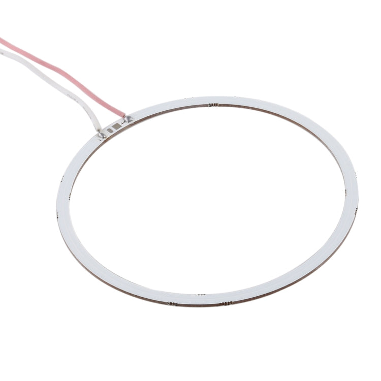 90mm 5W 180LM Angel Eyes Circles Car Headlight COB LED Lights for Vehicles, DC 12-24V