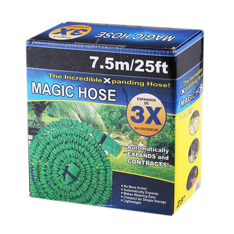 Durable Flexible Dual-layer Water Pipe Water Hose, Stretch Length: 7.5m-22.5m (US Standard)