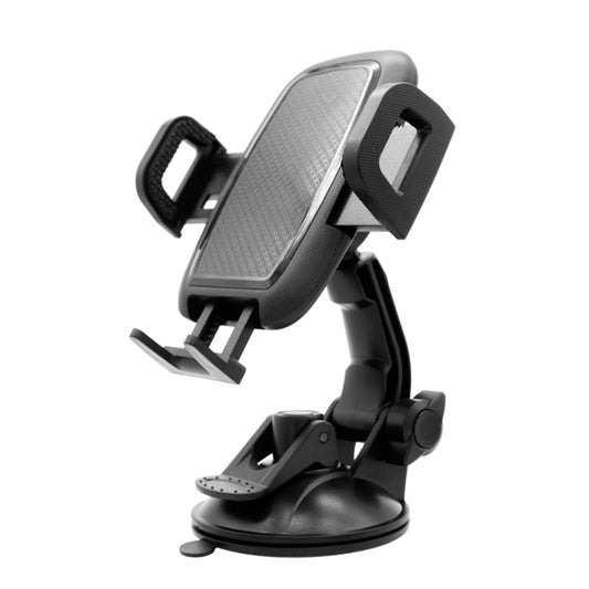 360-Degree Swivelling Car Phone Holder for 4-6.3 Inch Devices - Suction Style Windscreen/Dashboard Bracket